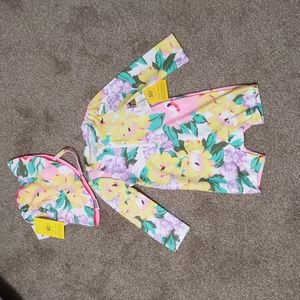 baby GAP floral swimsuit for girl